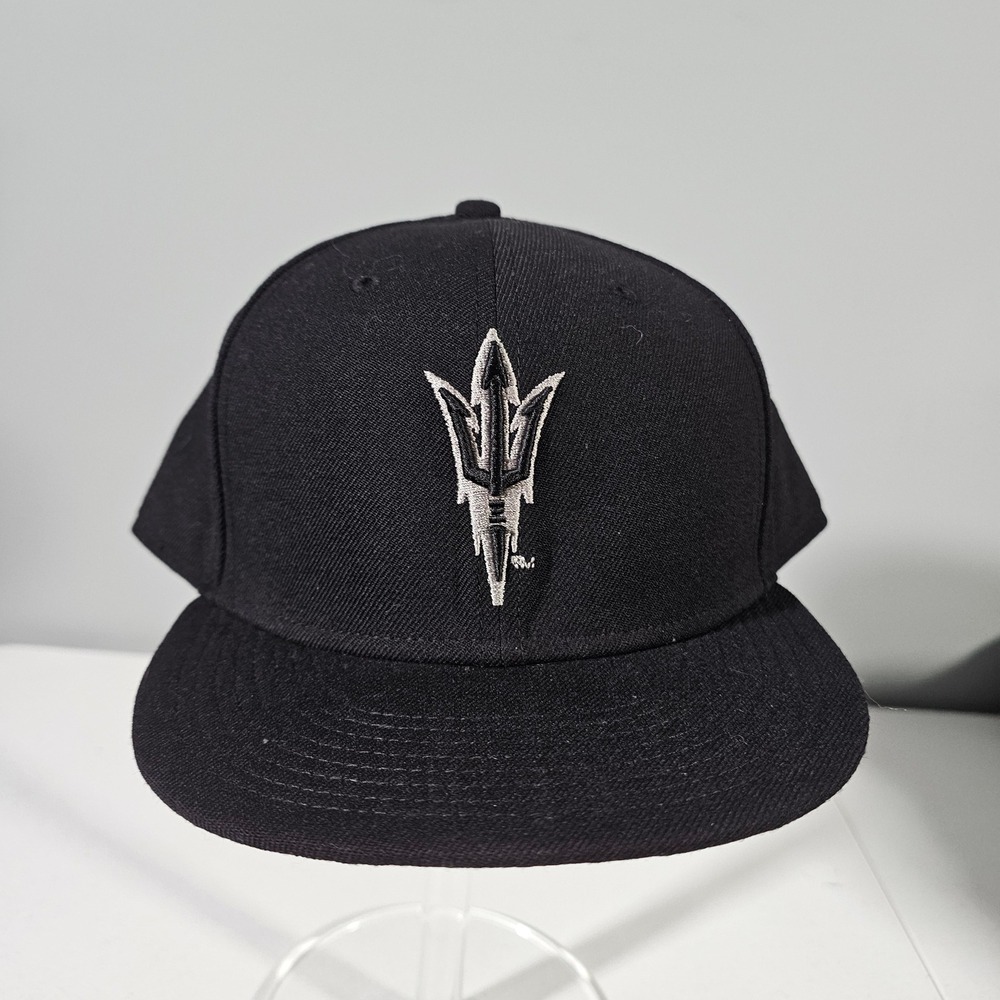 Nike Hat Mens 8 Black Arizona State Sun Devils Pitchfork Fitted Cap SU12 BLM